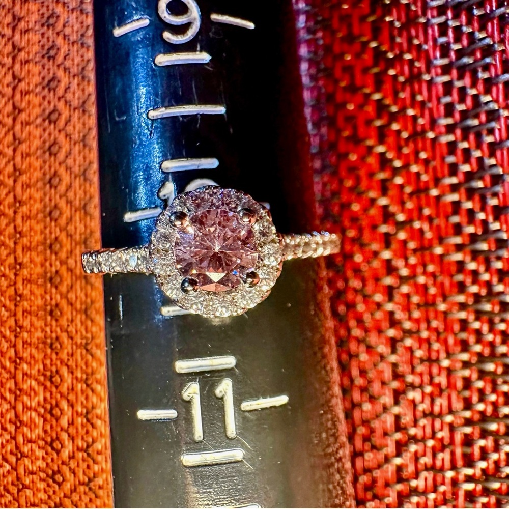 Fragrant Jewels Silver Ring with Pink Gem
